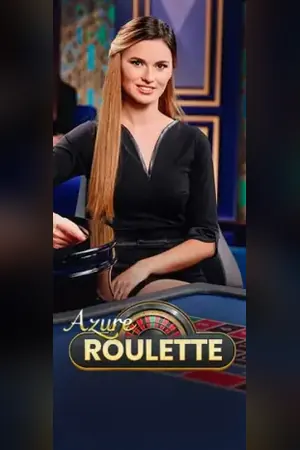 Stůl Roulette Azure s živým krupiérem